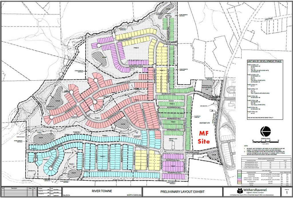 River Towne site plan